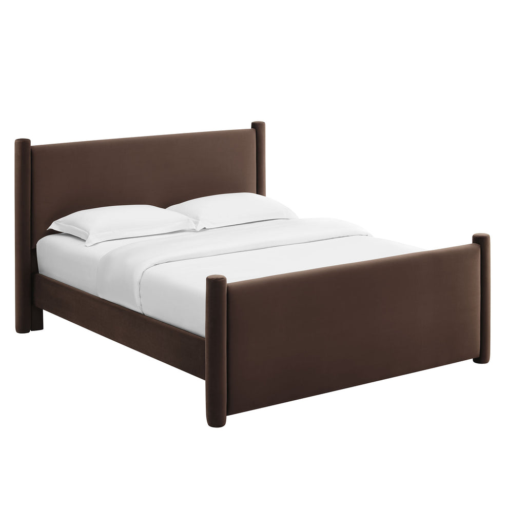 Rael Performance Velvet Full Platform Bed by Modway | Beds | Modishstore - 10