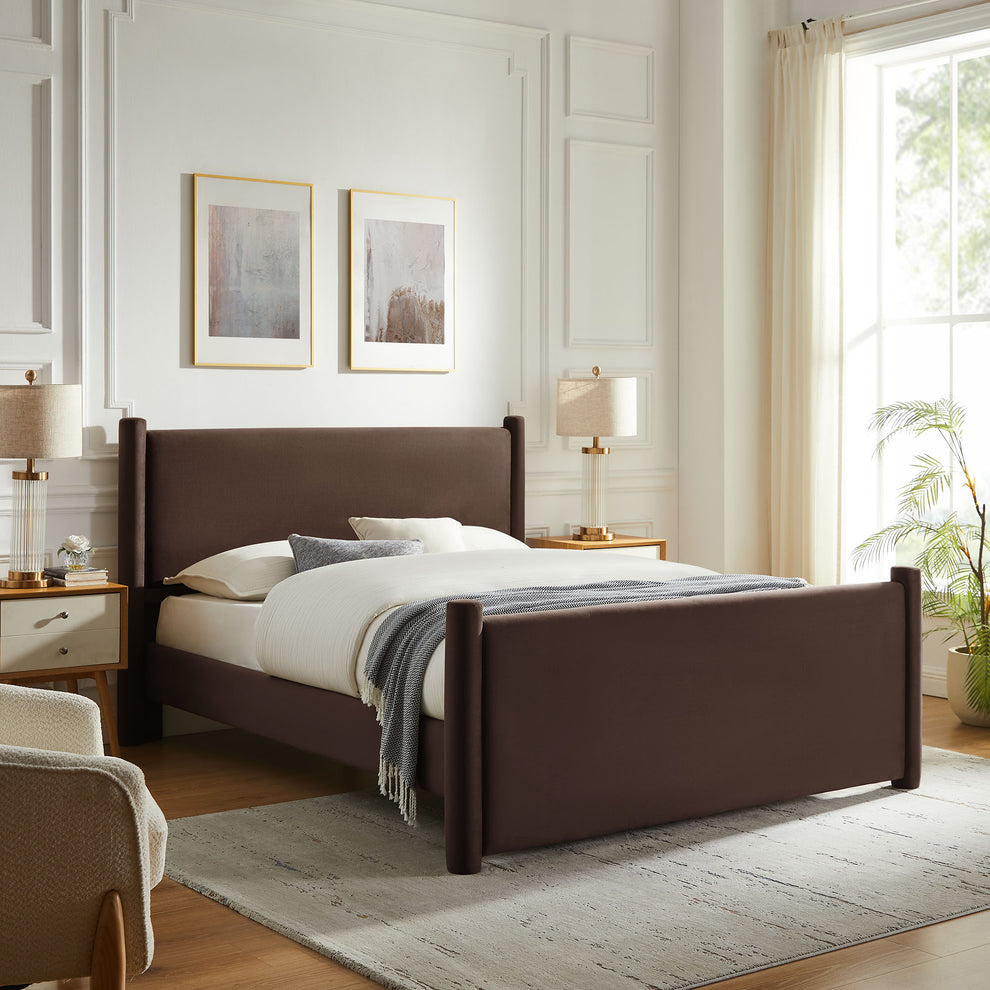Rael Performance Velvet Full Platform Bed by Modway | Beds | Modishstore - 16
