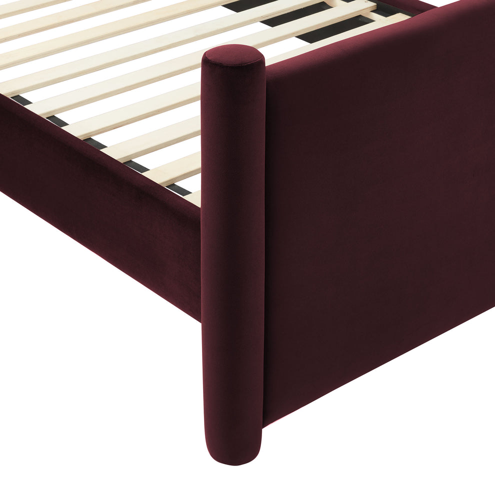 Rael Performance Velvet Queen Platform Bed by Modway | Beds | Modishstore - 23