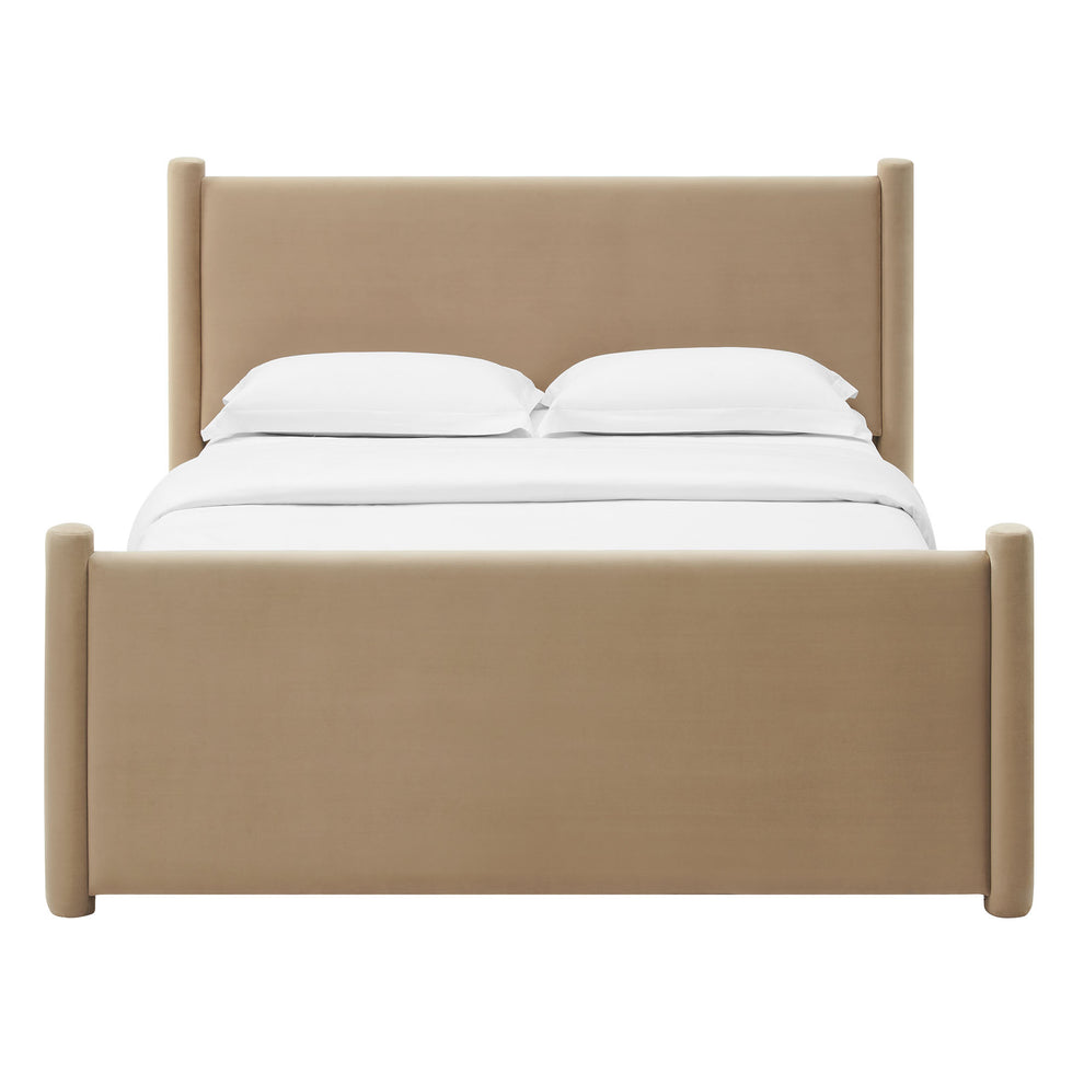 Rael Performance Velvet Queen Platform Bed by Modway | Beds | Modishstore - 31