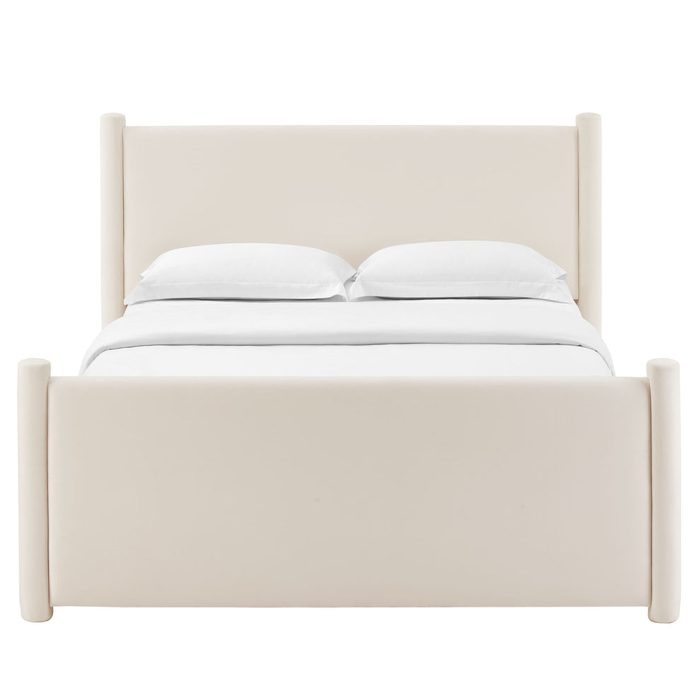 Rael Performance Velvet King Platform Bed by Modway | Beds | Modishstore - 5