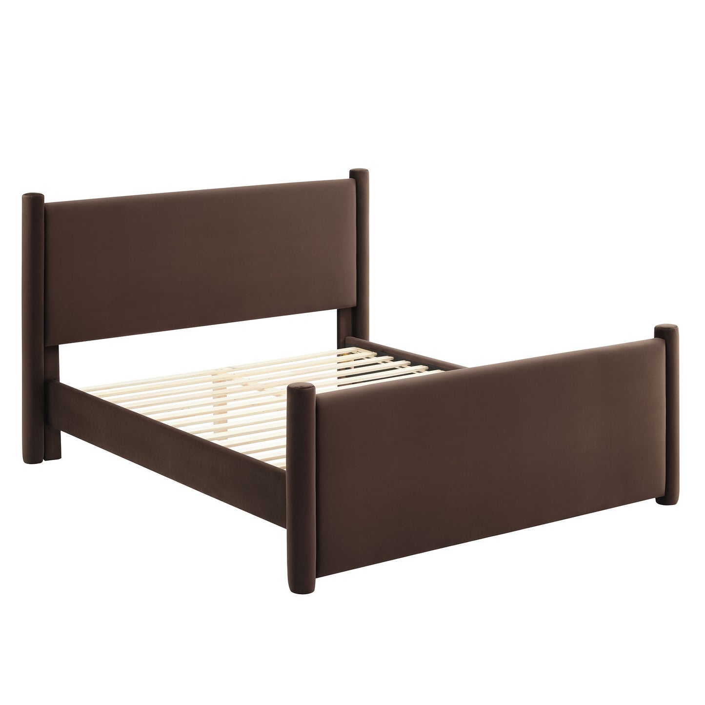 Rael Performance Velvet King Platform Bed by Modway | Beds | Modishstore - 11