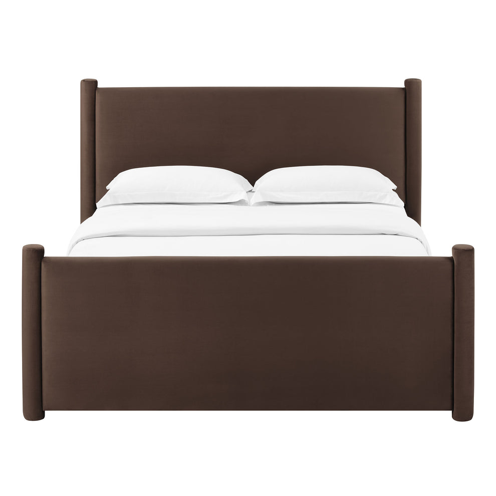 Rael Performance Velvet King Platform Bed by Modway | Beds | Modishstore - 13