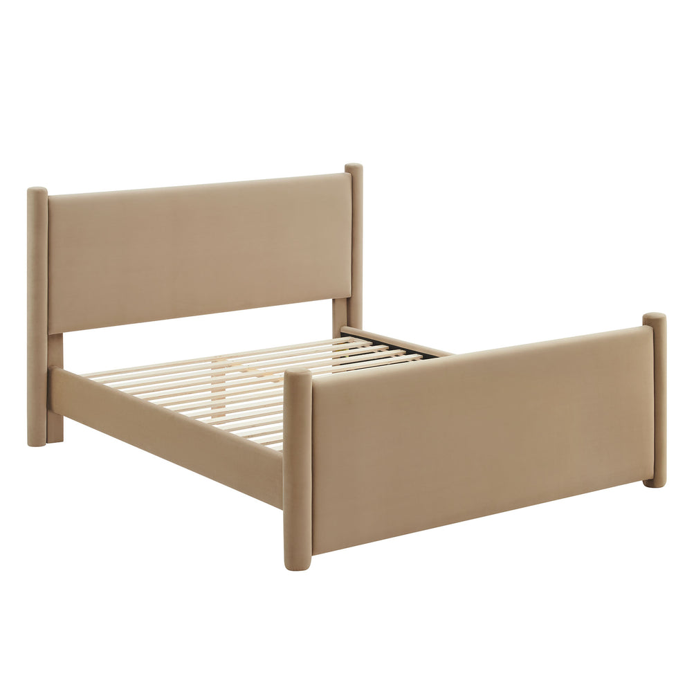 Rael Performance Velvet King Platform Bed by Modway | Beds | Modishstore - 29