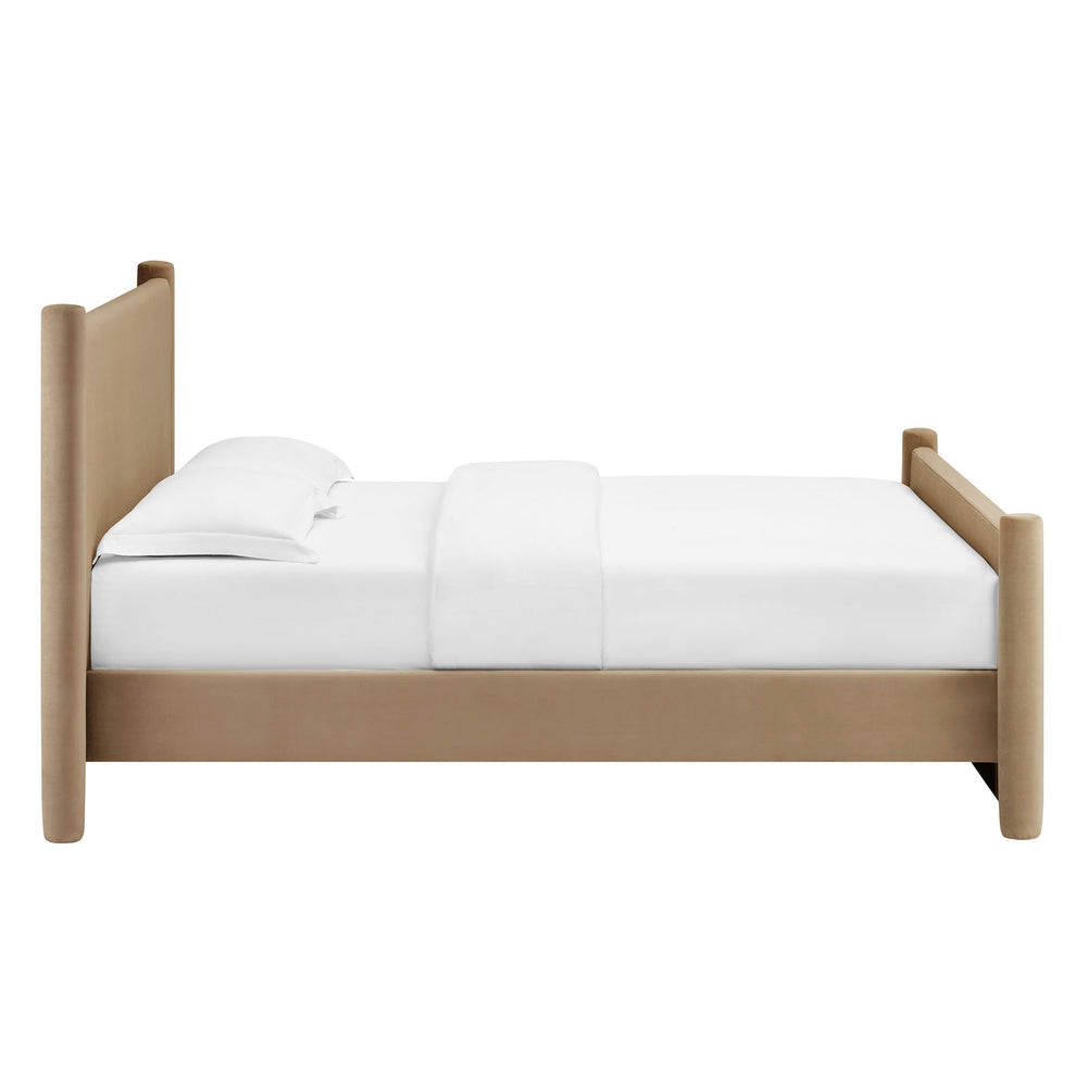 Rael Performance Velvet King Platform Bed by Modway | Beds | Modishstore - 30