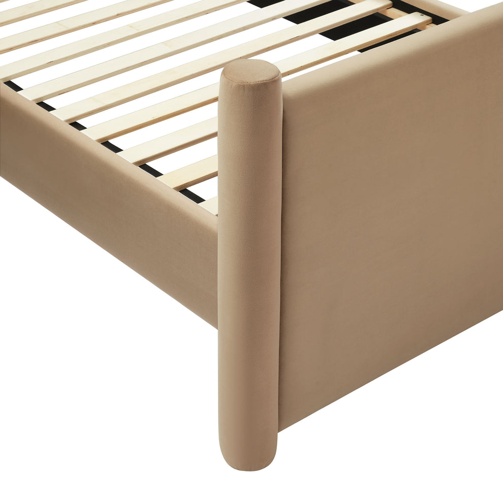 Rael Performance Velvet King Platform Bed by Modway | Beds | Modishstore - 32