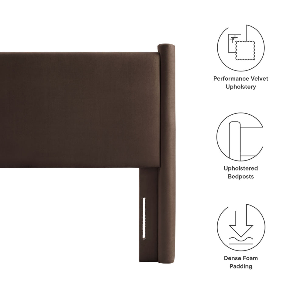 Rael Performance Velvet Twin Headboard by Modway | Headboards | Modishstore - 13