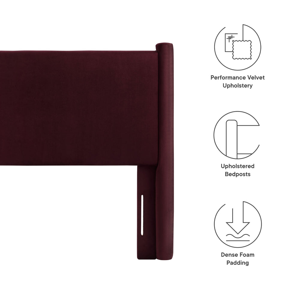 Rael Performance Velvet Twin Headboard by Modway | Headboards | Modishstore - 20