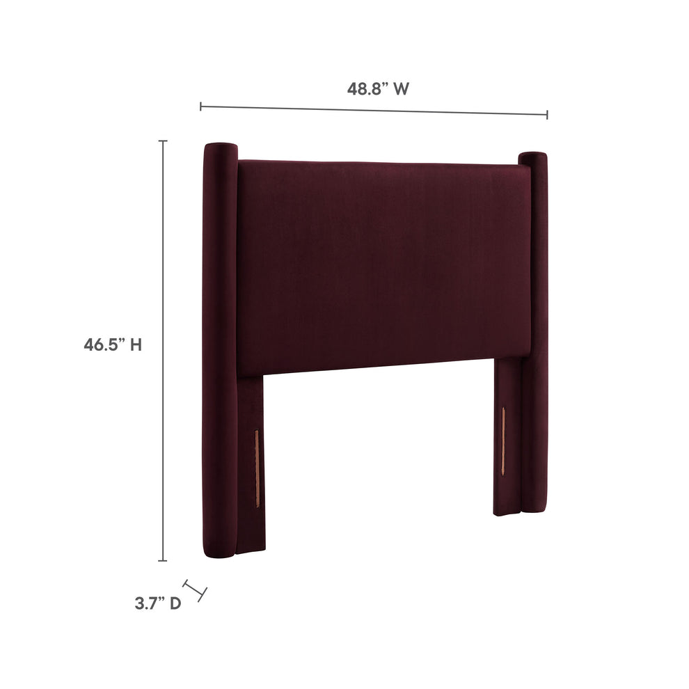 Rael Performance Velvet Twin Headboard by Modway | Headboards | Modishstore - 21