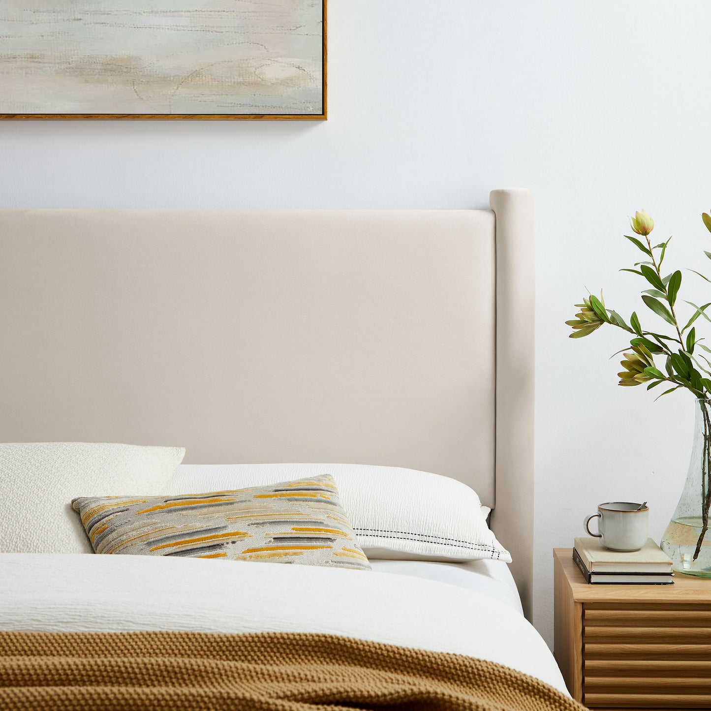 Rael Performance Velvet Full Headboard by Modway | Headboards | Modishstore - 5