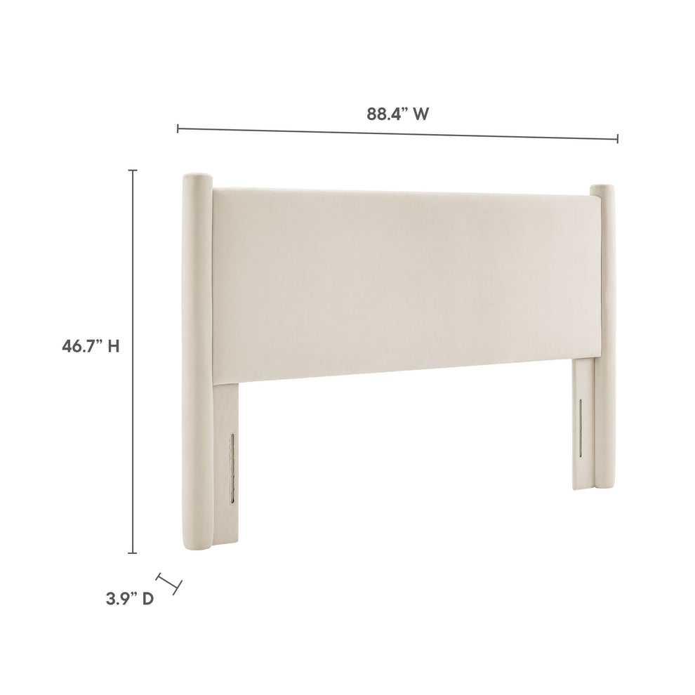Rael Performance Velvet King Headboard by Modway | Headboards | Modishstore - 7