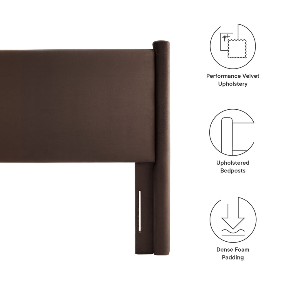 Rael Performance Velvet King Headboard by Modway | Headboards | Modishstore - 13