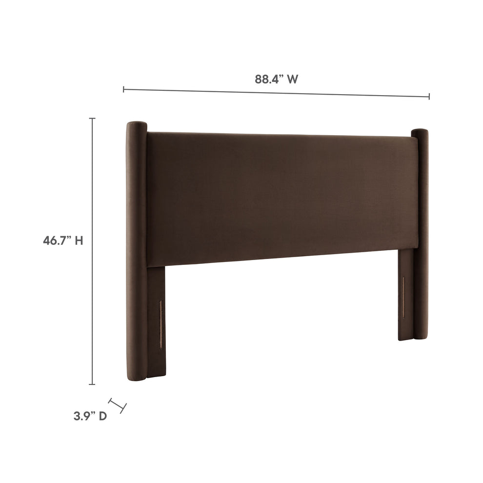 Rael Performance Velvet King Headboard by Modway | Headboards | Modishstore - 14