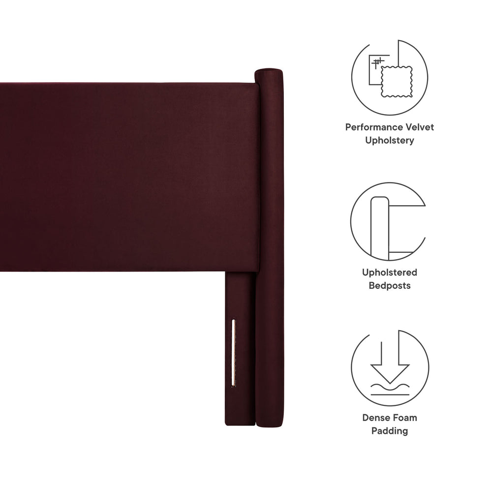 Rael Performance Velvet King Headboard by Modway | Headboards | Modishstore - 20