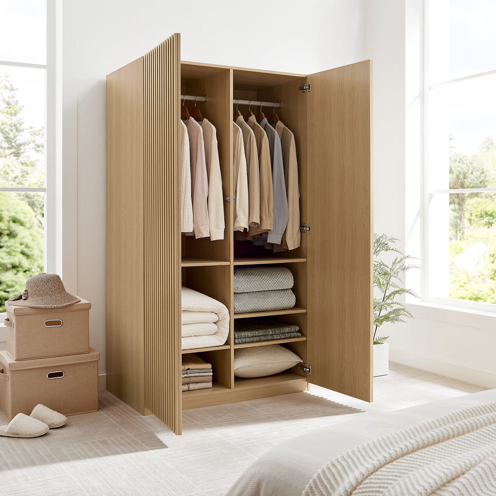 Render 2-Door Wardrobe Closet by Modway | Armoires & Wardrobes | Modishstore - 1