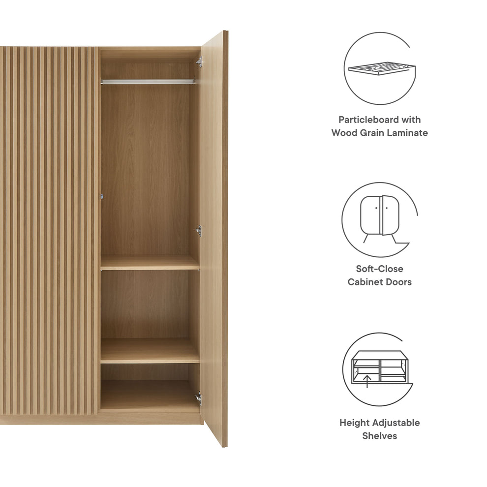 Render 2-Door Wardrobe Closet by Modway | Armoires & Wardrobes | Modishstore - 10