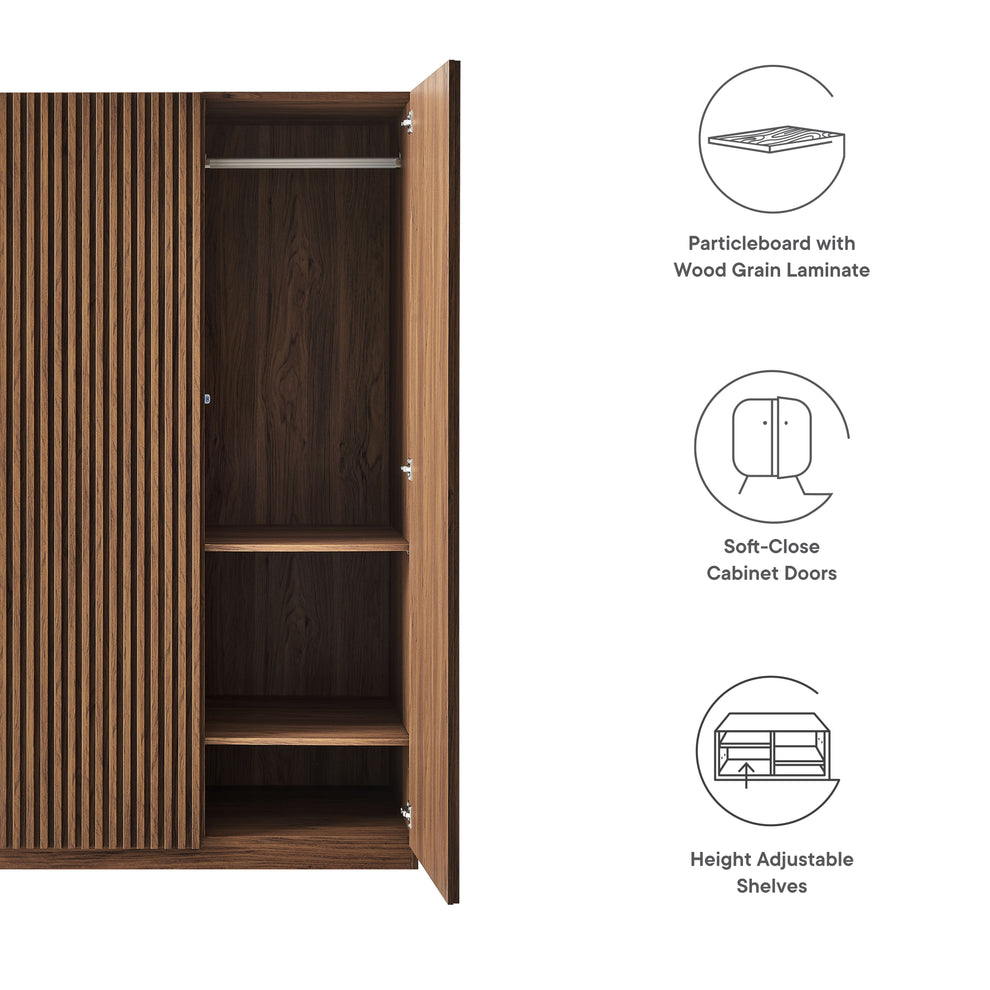Render 2-Door Wardrobe Closet by Modway | Armoires & Wardrobes | Modishstore - 21