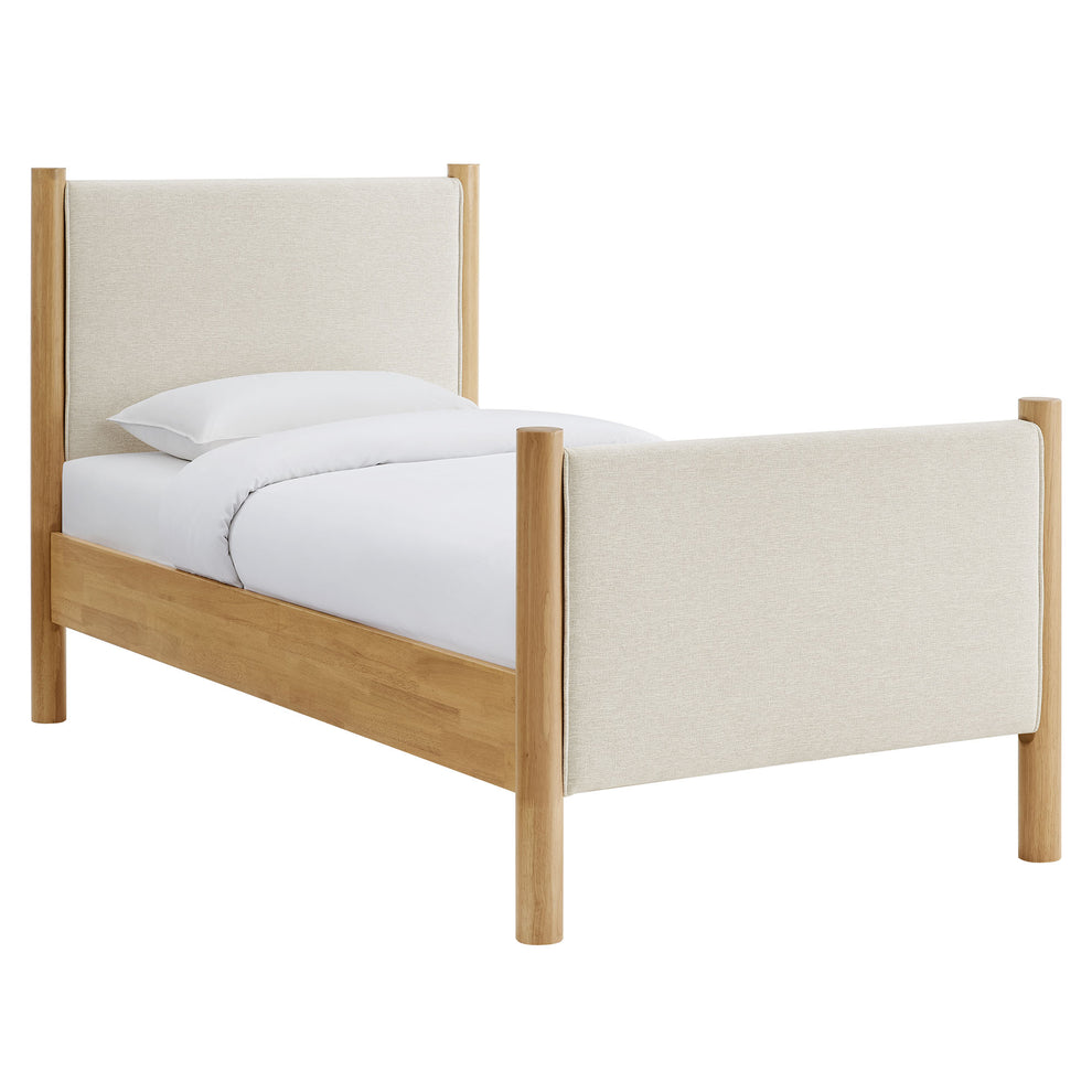 Maven Twin Size Fabric Upholstered Platform Bed by Modway | Beds | Modishstore - 2