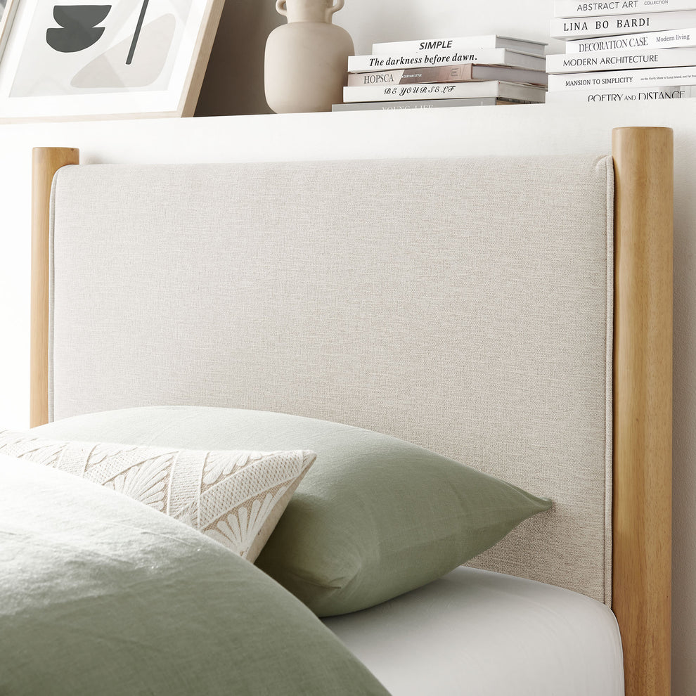 Maven Twin Size Fabric Upholstered Platform Bed by Modway | Beds | Modishstore - 7