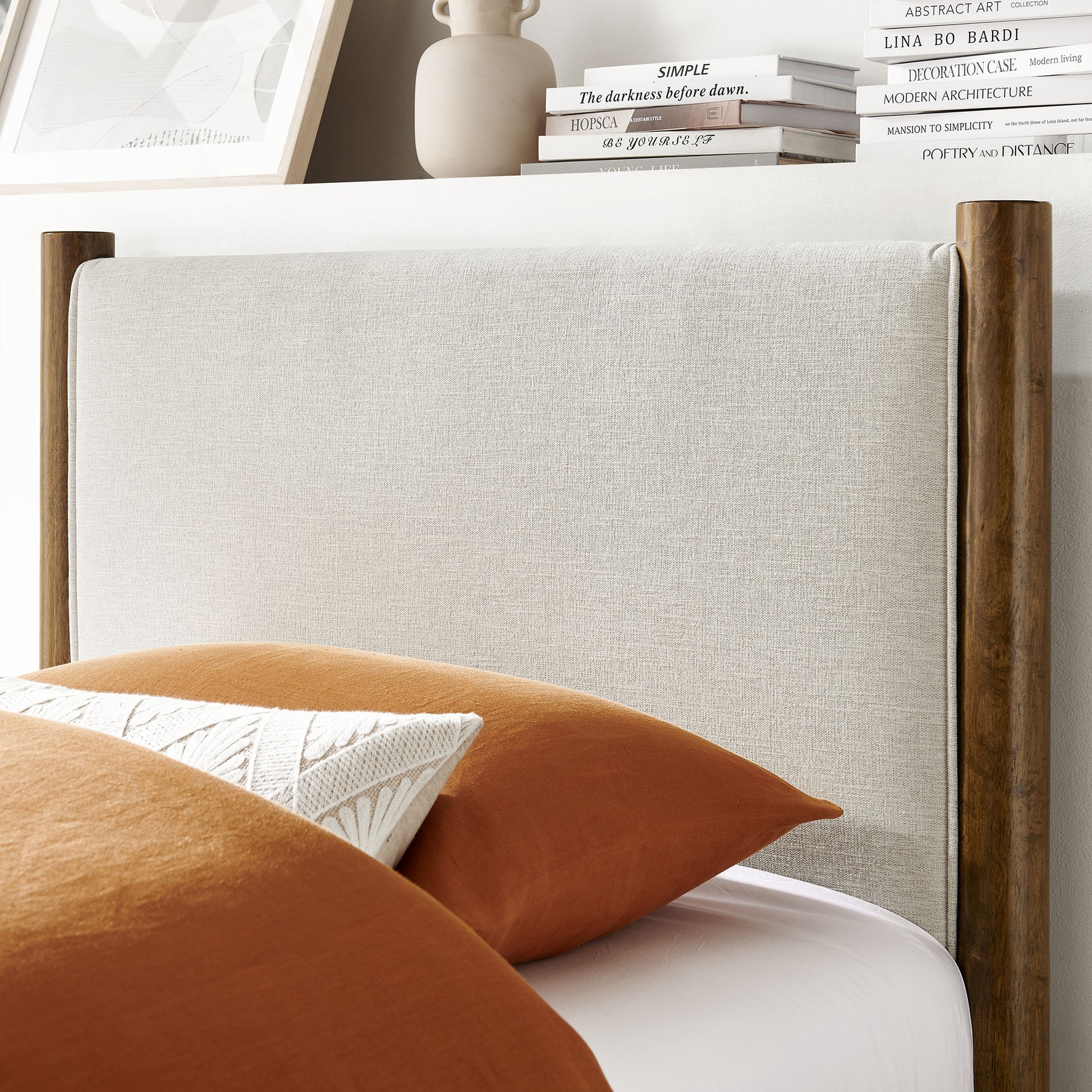 Maven Twin Size Fabric Upholstered Platform Bed by Modway | Beds | Modishstore - 15