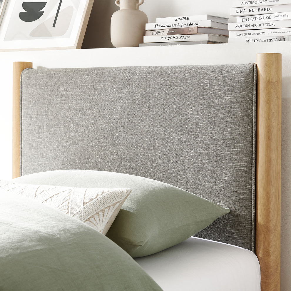 Maven Twin Size Fabric Upholstered Platform Bed by Modway | Beds | Modishstore - 24
