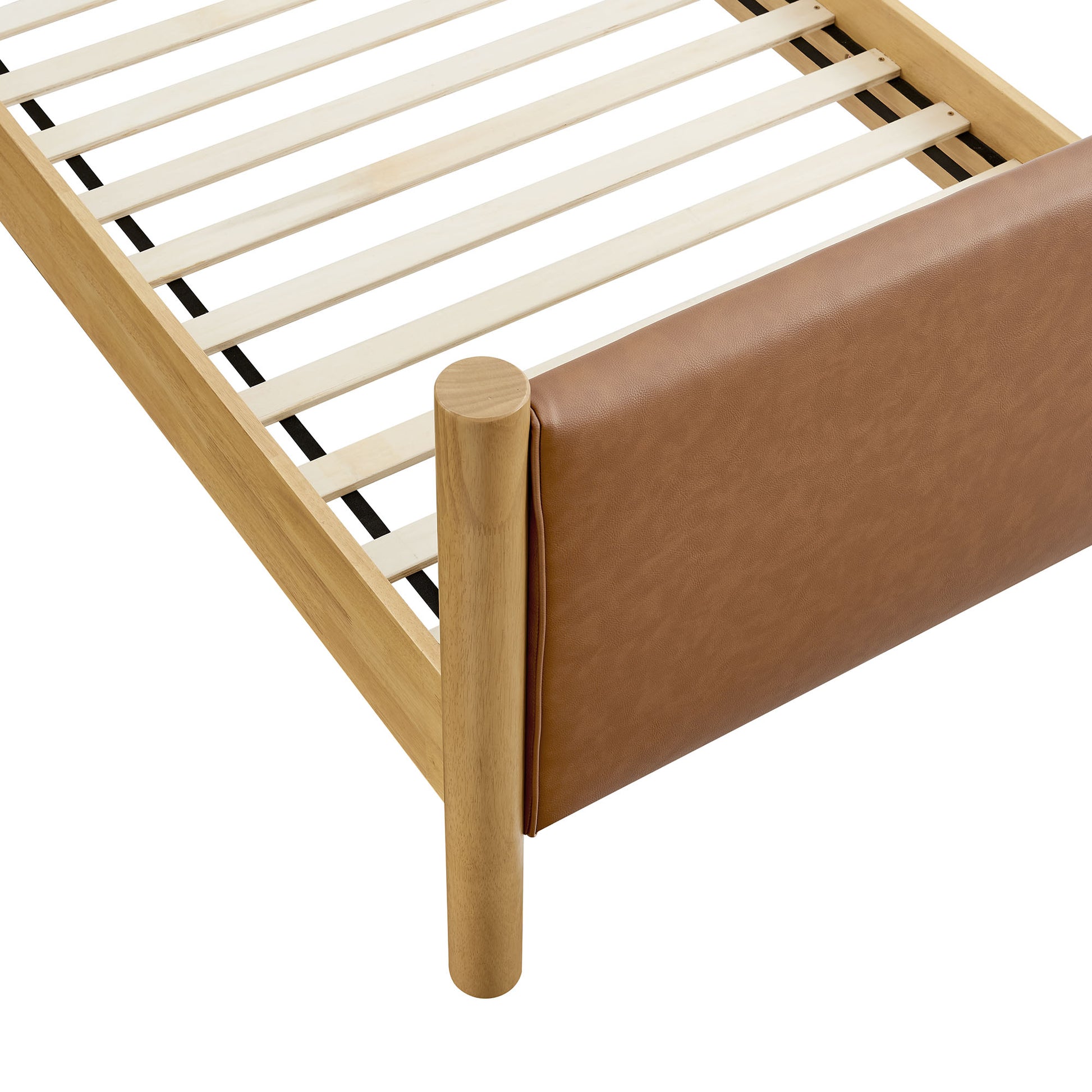 Maven Twin Size Vegan Leather Upholstered Platform Bed by Modway | Beds | Modishstore - 6