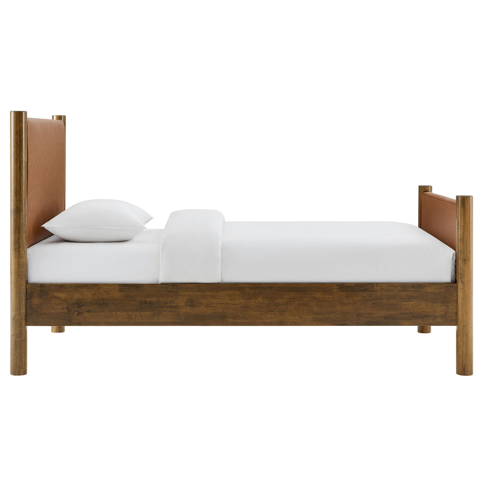 Maven Twin Size Vegan Leather Upholstered Platform Bed by Modway | Beds | Modishstore - 12