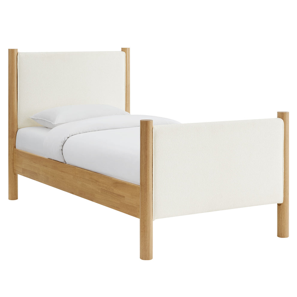 Maven Twin Size Boucle Upholstered Platform Bed by Modway | Beds | Modishstore - 2