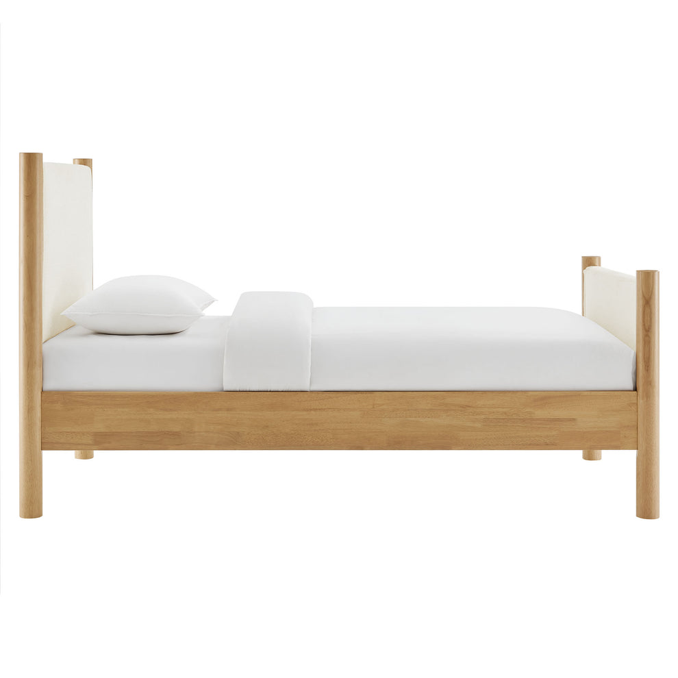 Maven Twin Size Boucle Upholstered Platform Bed by Modway | Beds | Modishstore - 4