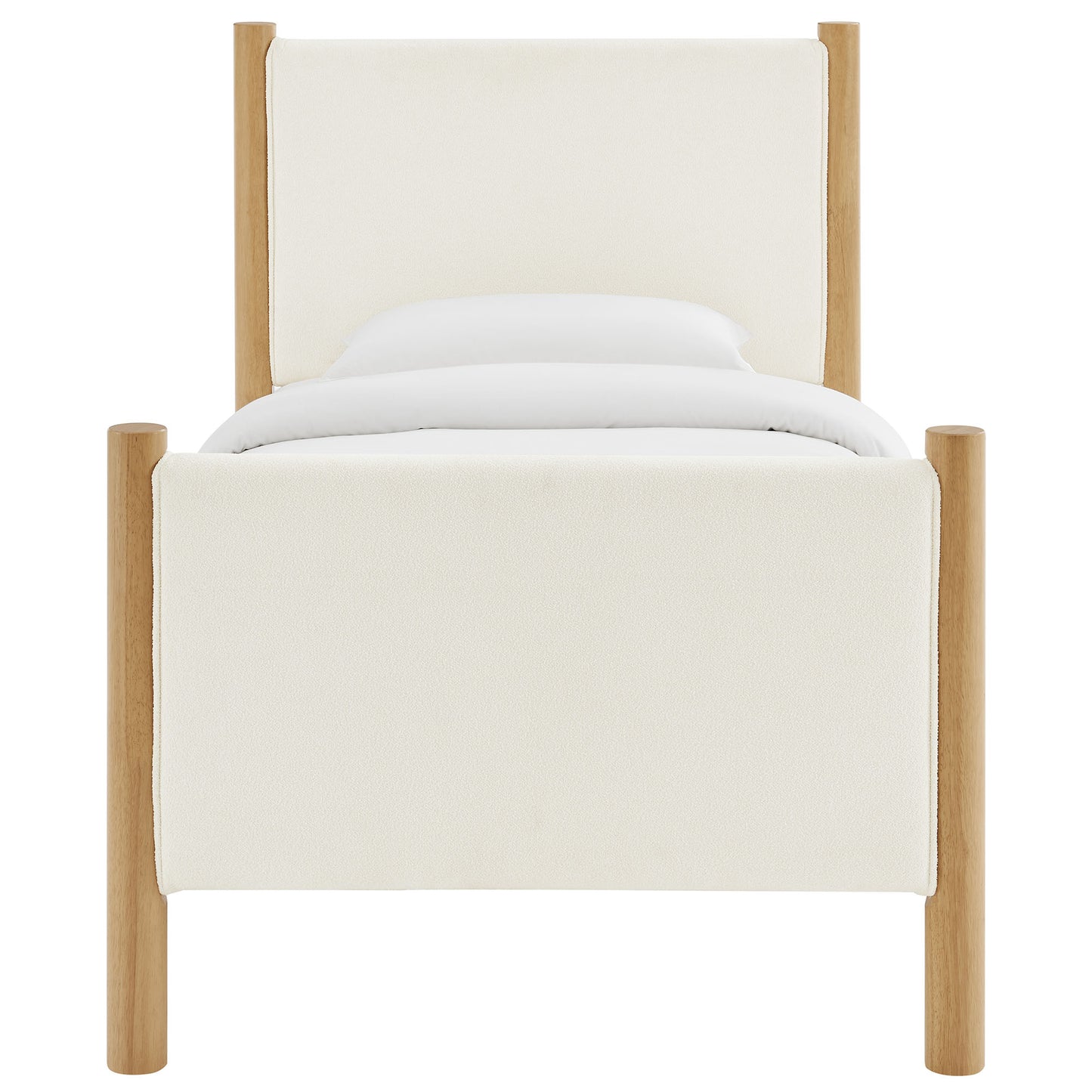 Maven Twin Size Boucle Upholstered Platform Bed by Modway | Beds | Modishstore - 5