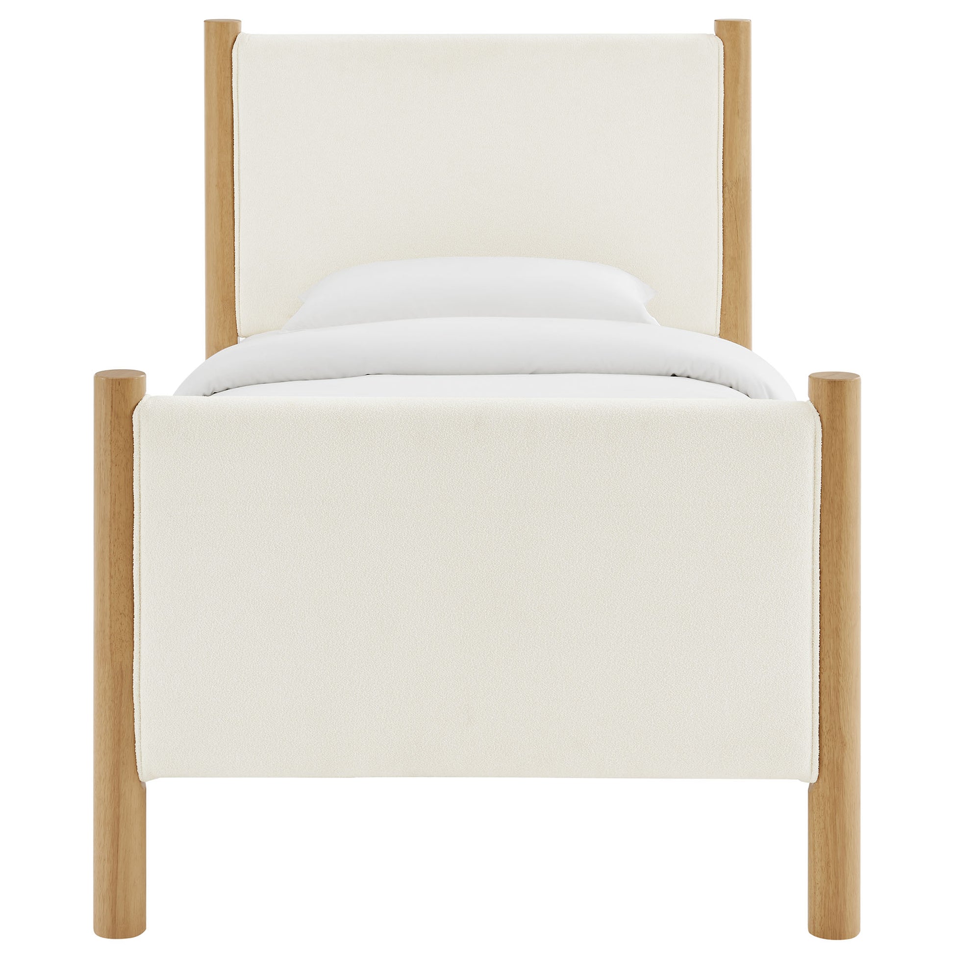 Maven Twin Size Boucle Upholstered Platform Bed by Modway | Beds | Modishstore - 5