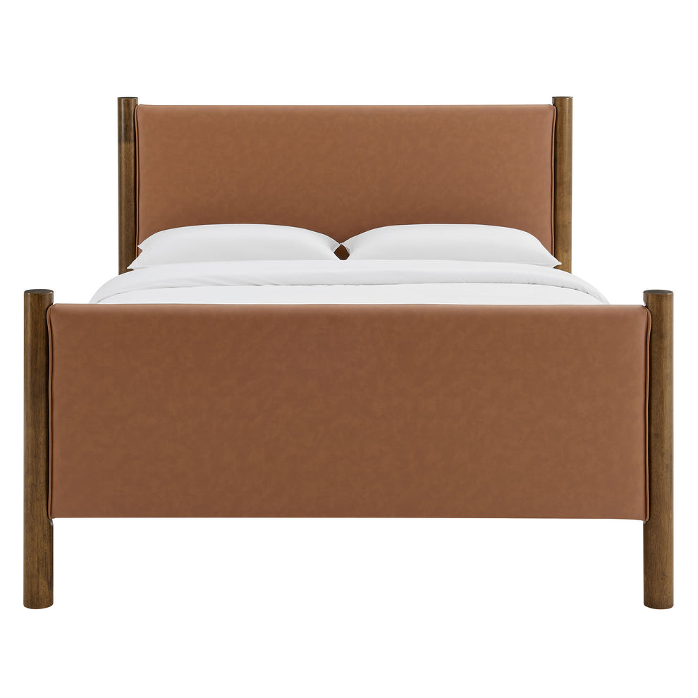 Maven Full Size Vegan Leather Upholstered Platform Bed by Modway | Beds | Modishstore - 13