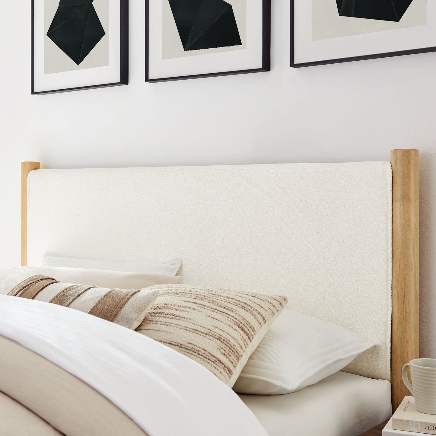 Maven Full Size Boucle Upholstered Platform Bed by Modway | Beds | Modishstore - 7