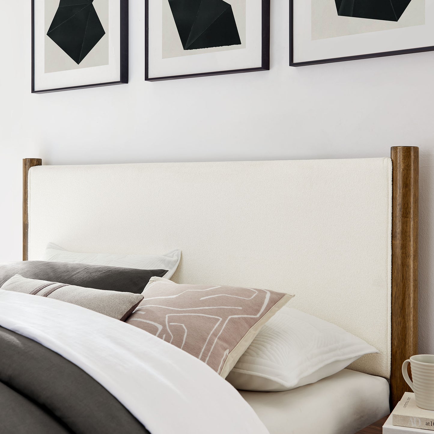 Maven Full Size Boucle Upholstered Platform Bed by Modway | Beds | Modishstore - 15