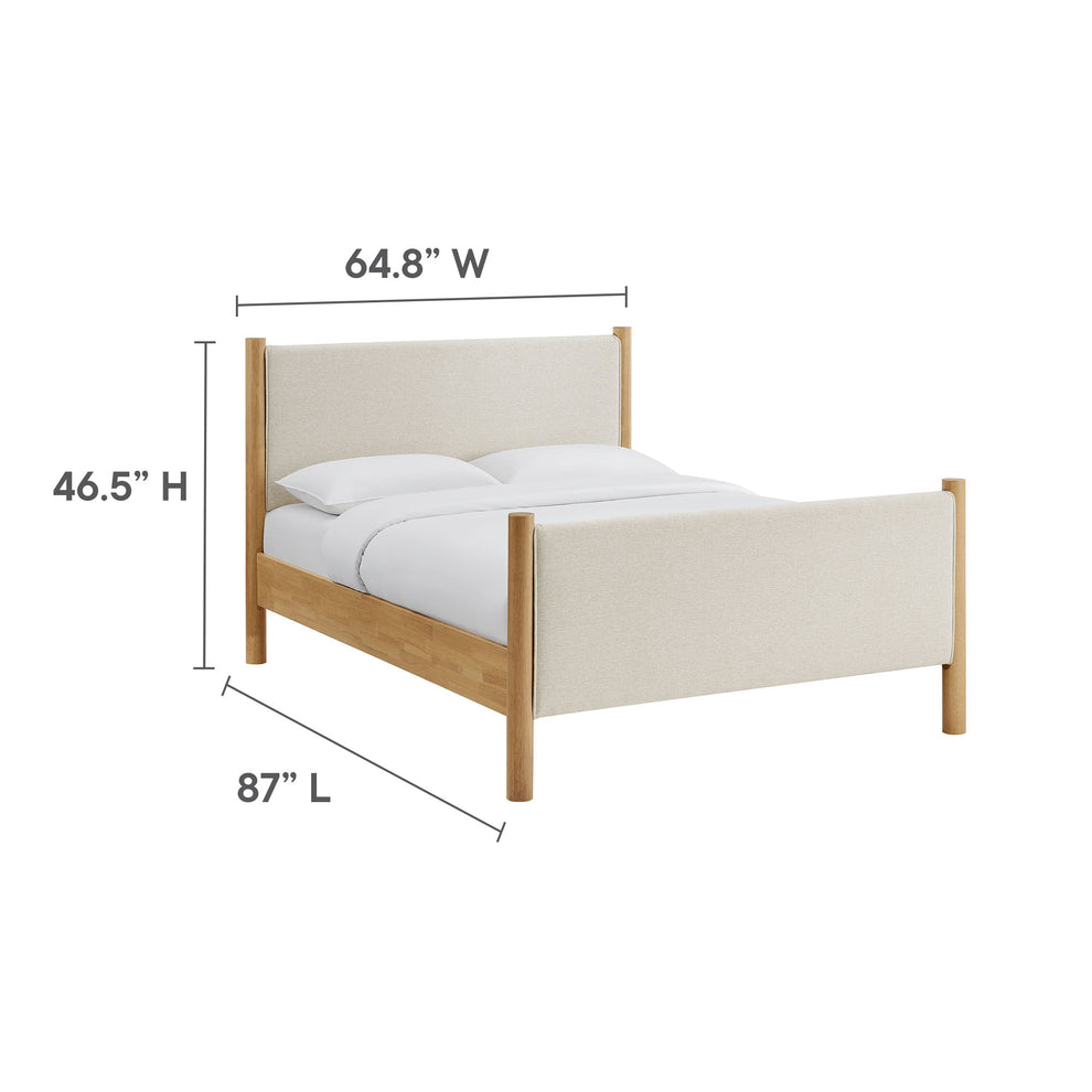 Maven Queen Size Fabric Upholstered Platform Bed by Modway | Beds | Modishstore - 9