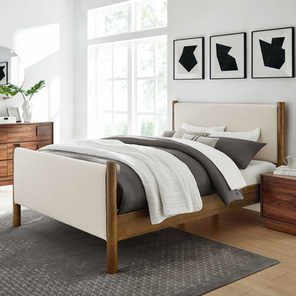 Maven Queen Size Fabric Upholstered Platform Bed by Modway | Beds | Modishstore - 16