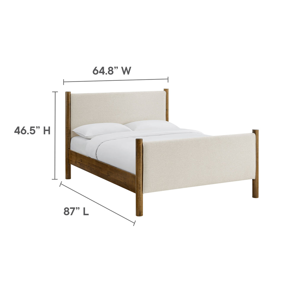 Maven Queen Size Fabric Upholstered Platform Bed by Modway | Beds | Modishstore - 18