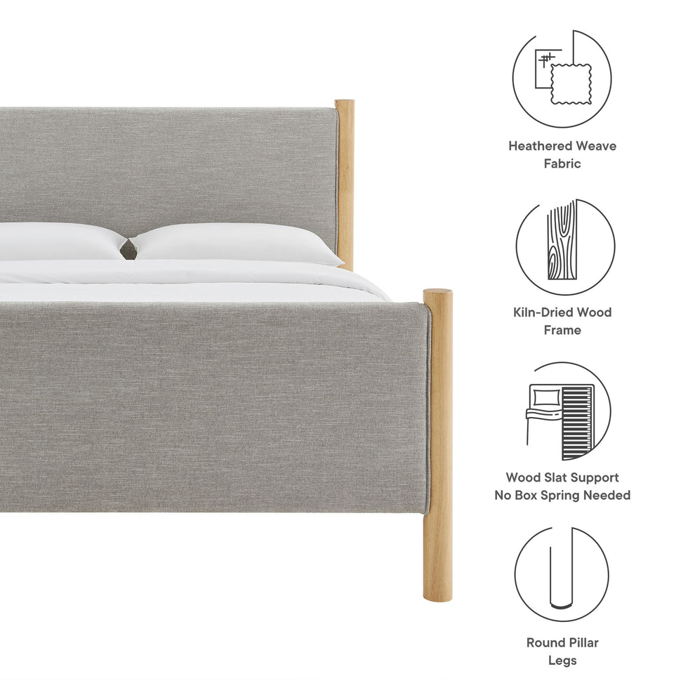 Maven Queen Size Fabric Upholstered Platform Bed by Modway | Beds | Modishstore - 26