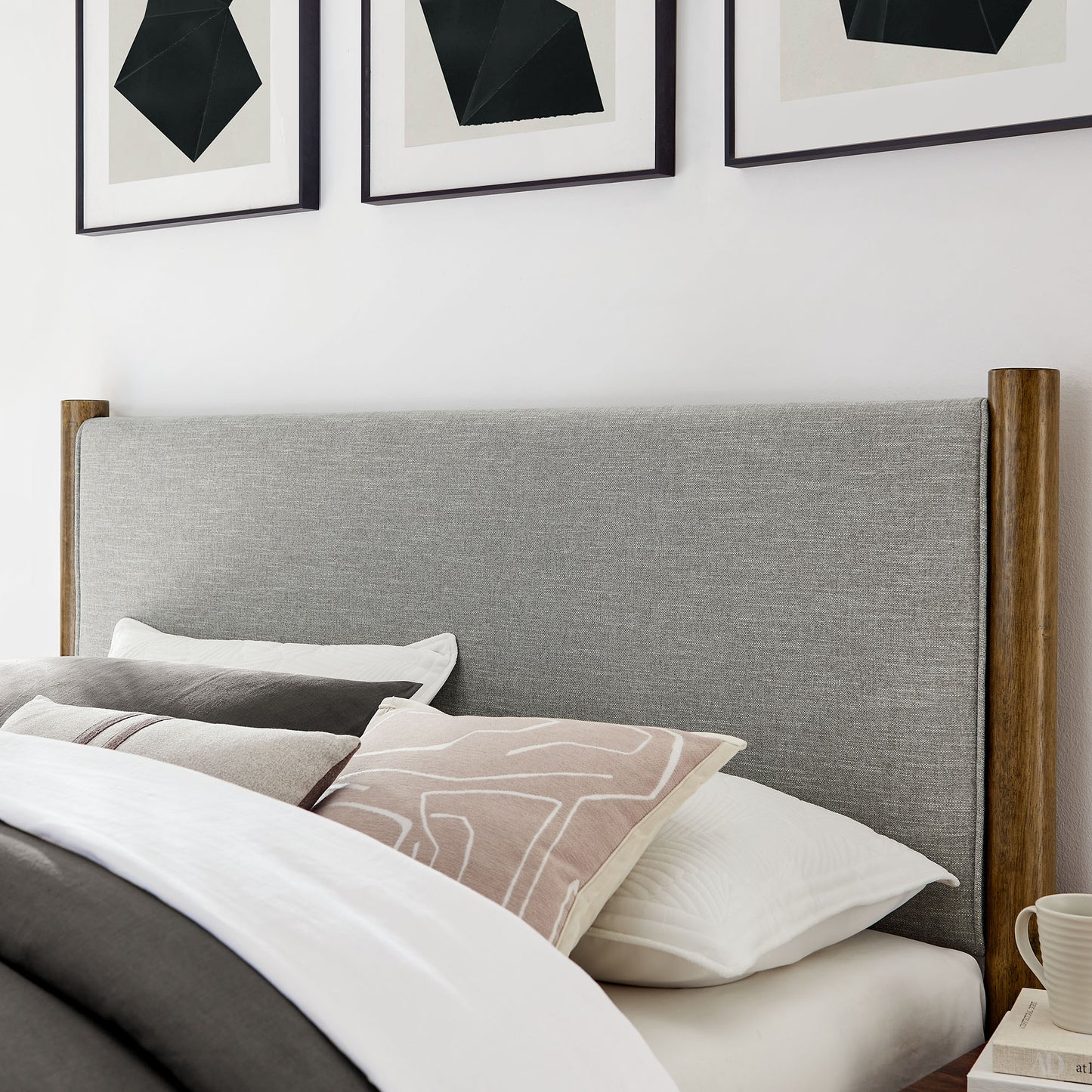 Maven Queen Size Fabric Upholstered Platform Bed by Modway | Beds | Modishstore - 33