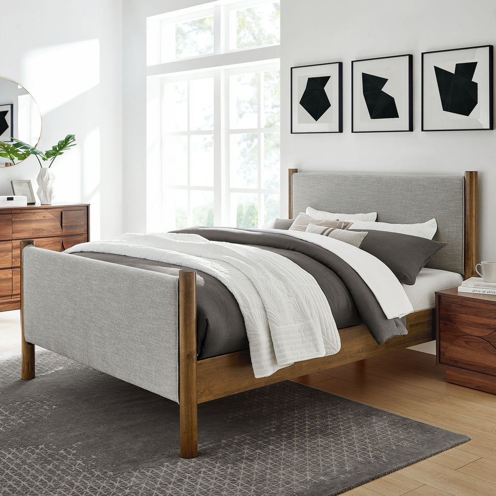 Maven Queen Size Fabric Upholstered Platform Bed by Modway | Beds | Modishstore - 34