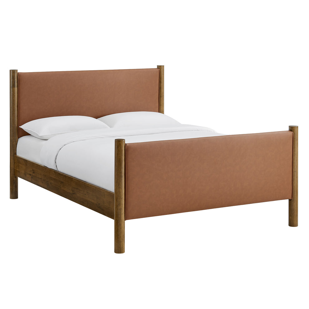 Maven Queen Size Vegan Leather Upholstered Platform Bed by Modway | Beds | Modishstore - 10