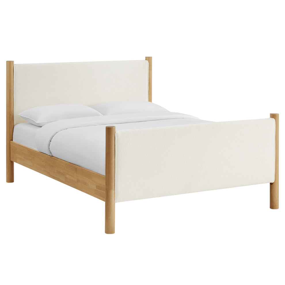 Maven Queen Size Boucle Upholstered Platform Bed by Modway | Beds | Modishstore - 2