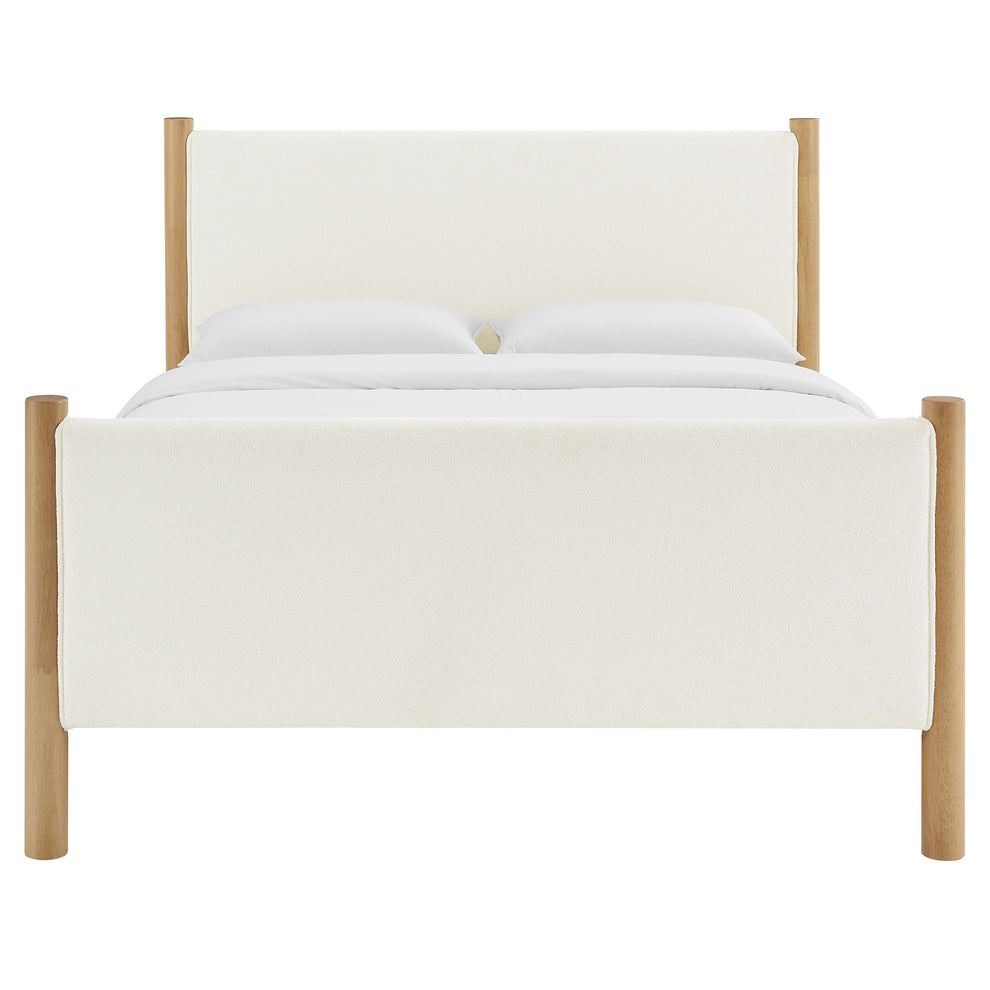 Maven Queen Size Boucle Upholstered Platform Bed by Modway | Beds | Modishstore - 5