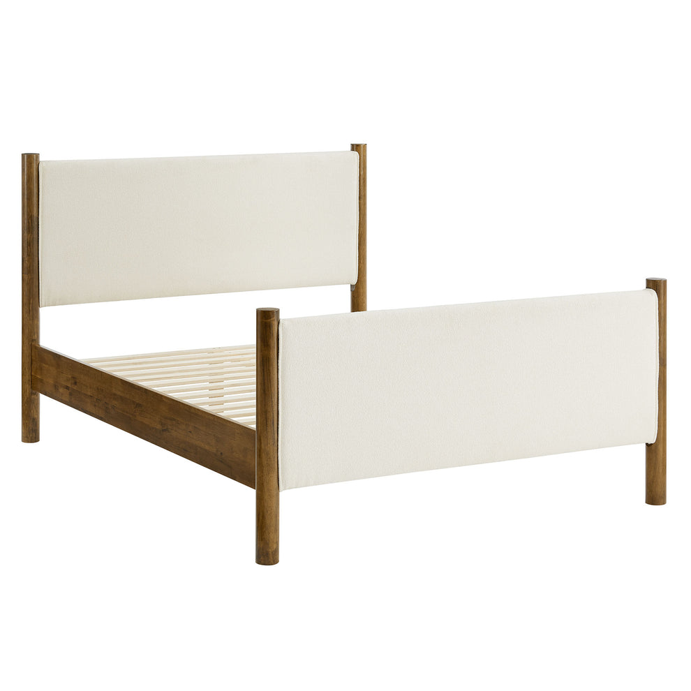 Maven Queen Size Boucle Upholstered Platform Bed by Modway | Beds | Modishstore - 11