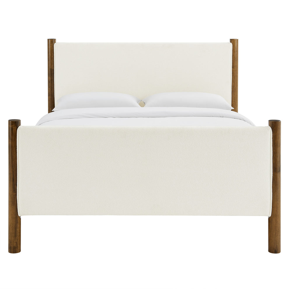 Maven Queen Size Boucle Upholstered Platform Bed by Modway | Beds | Modishstore - 13