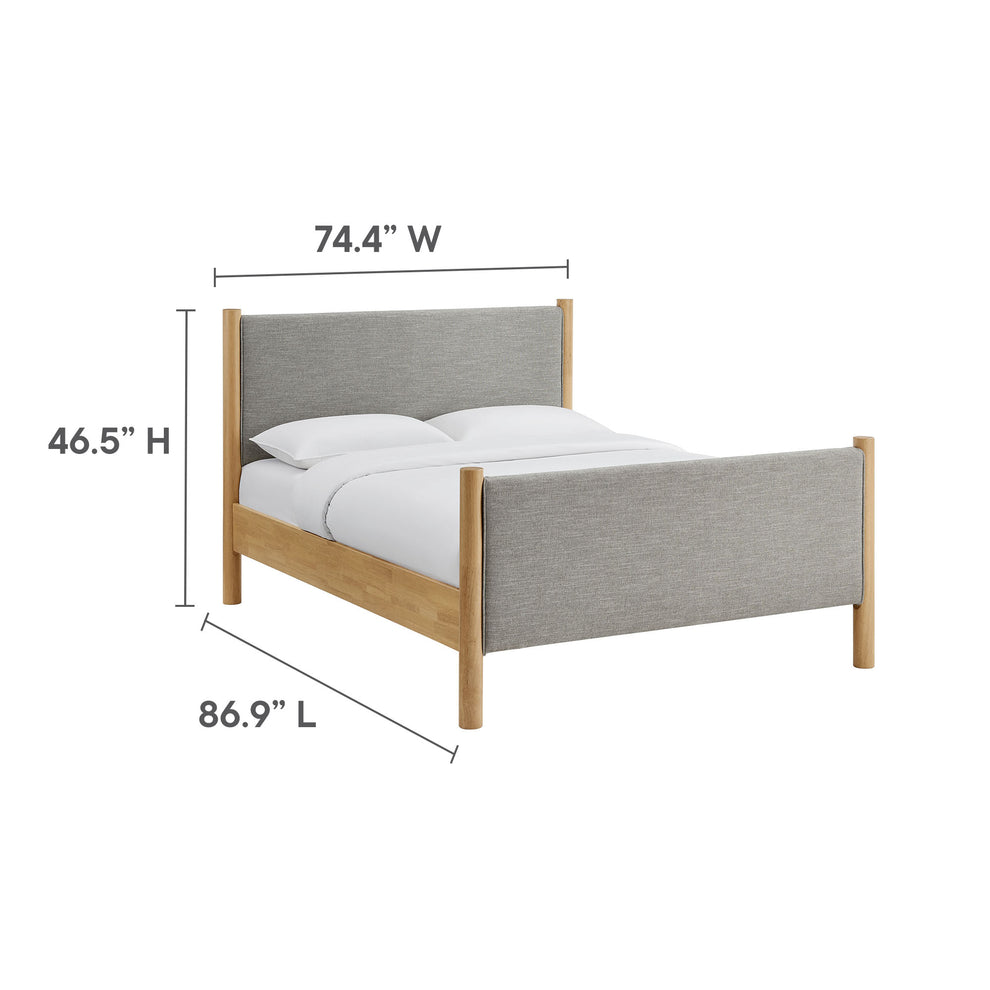 Maven King Size Fabric Upholstered Platform Bed by Modway | Beds | Modishstore - 27