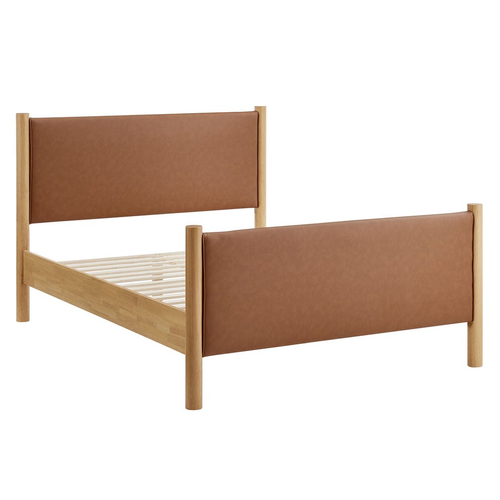 Maven King Size Vegan Leather Upholstered Platform Bed by Modway | Beds | Modishstore - 3