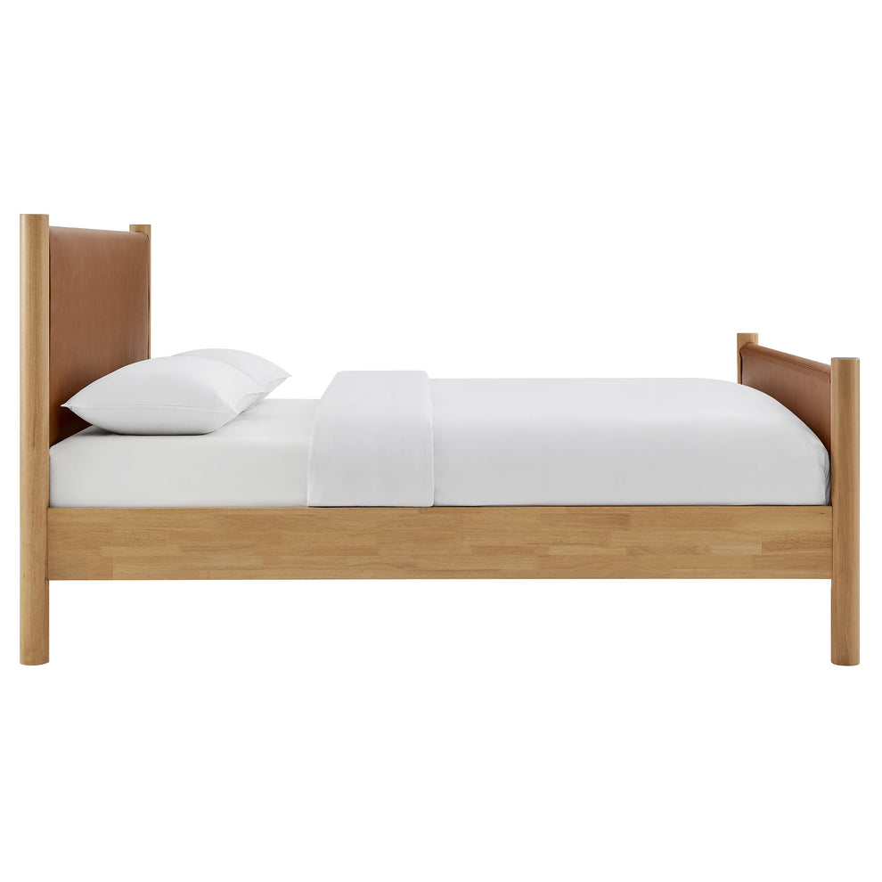 Maven King Size Vegan Leather Upholstered Platform Bed by Modway | Beds | Modishstore - 4