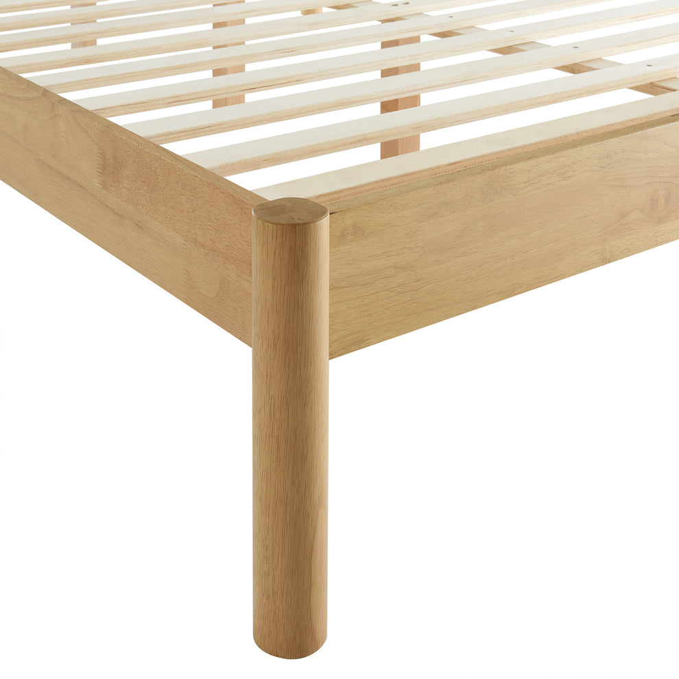 Olea Channel Tufted Boucle Solid Wood King Platform Bed by Modway | Beds | Modishstore - 6