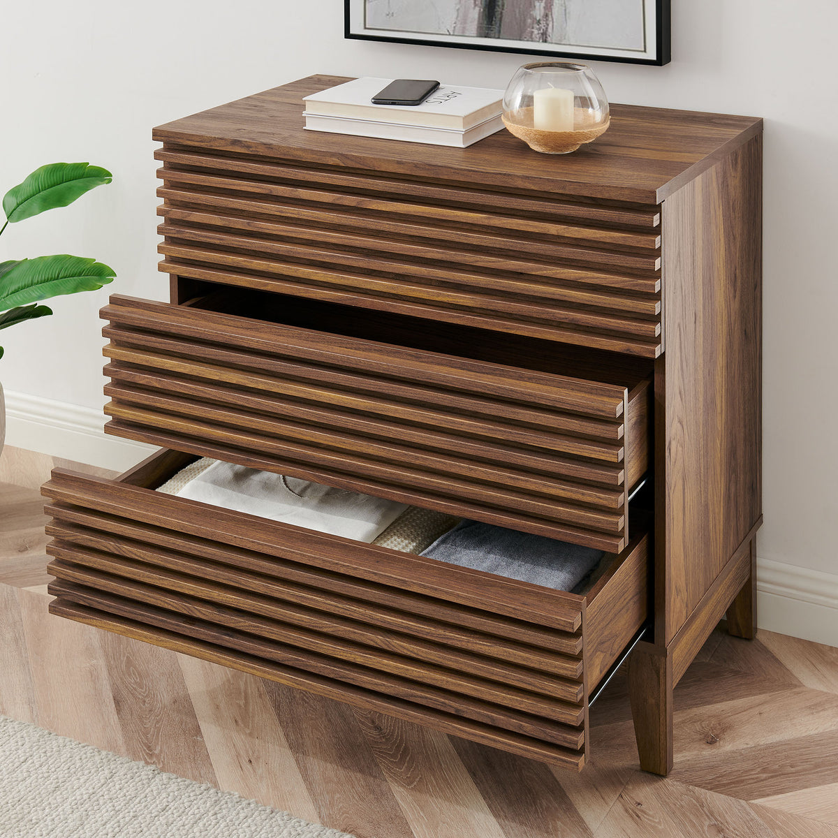 Render Large 3-Drawer Nightstand by Modway | Drawers | Modishstore - 6